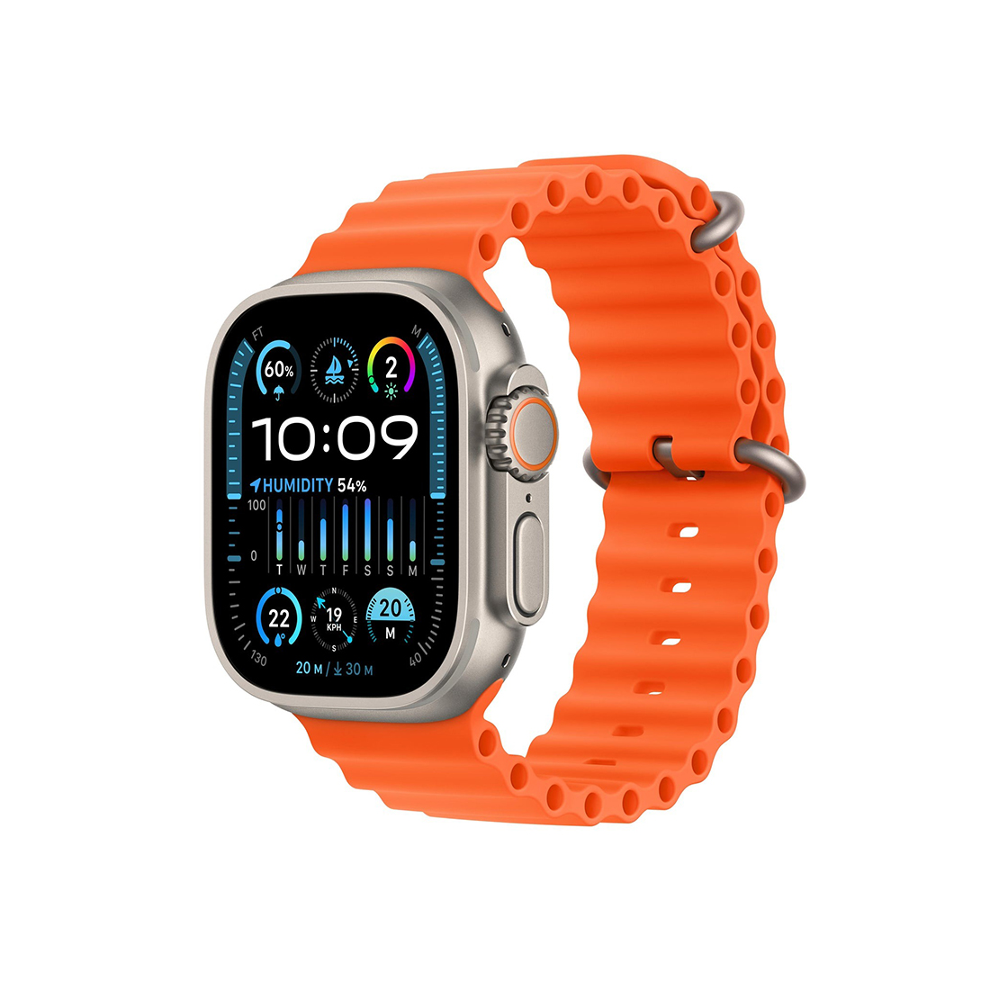 Apple Watch Series 7, Red Aluminum Case with Red Sport Band - تصویر 2